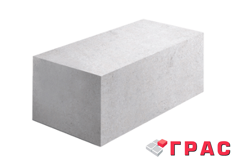 Газобетонный блок стеновой ДСК ГРАС D400 600х375х200 B2.5